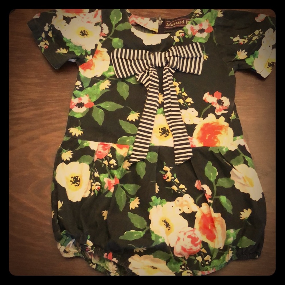 Mustard Pie black romper